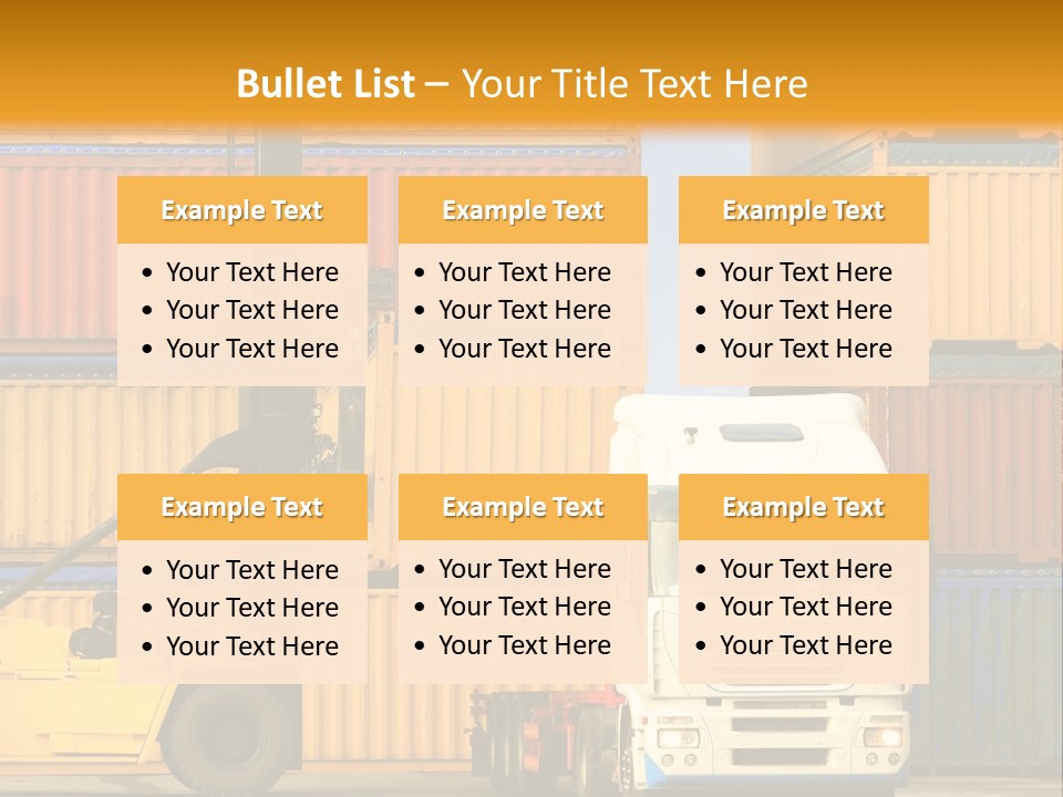 Blue Load Commercial PowerPoint Template