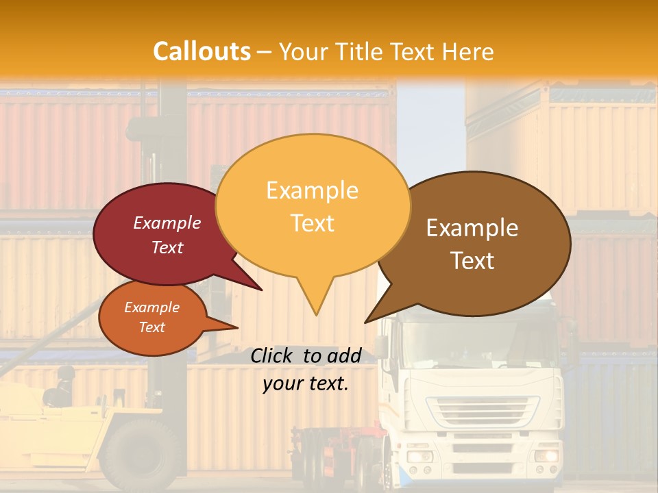 Blue Load Commercial PowerPoint Template