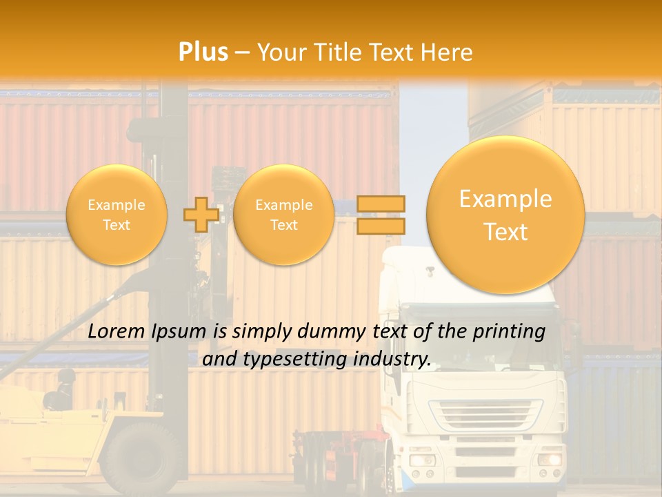 Blue Load Commercial PowerPoint Template