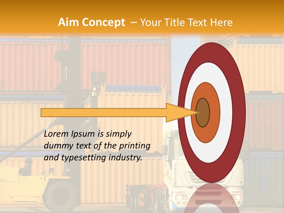 Blue Load Commercial PowerPoint Template