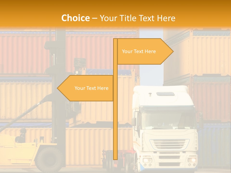 Blue Load Commercial PowerPoint Template