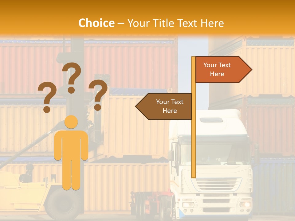 Blue Load Commercial PowerPoint Template