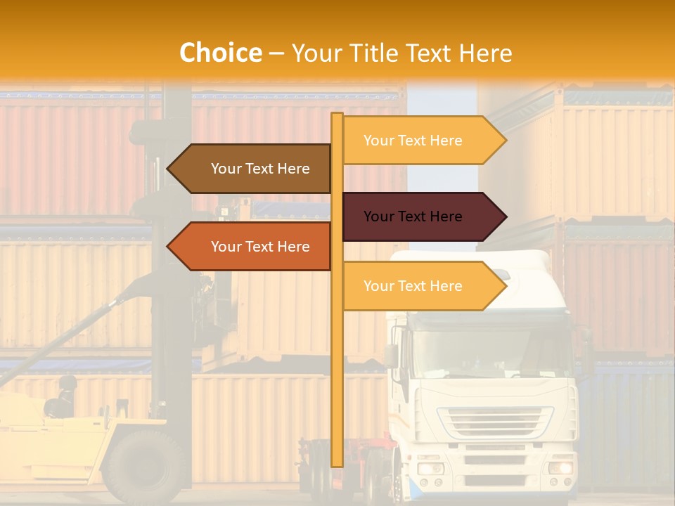 Blue Load Commercial PowerPoint Template