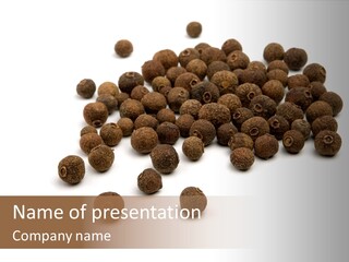 Gourmet Fruit Macro PowerPoint Template