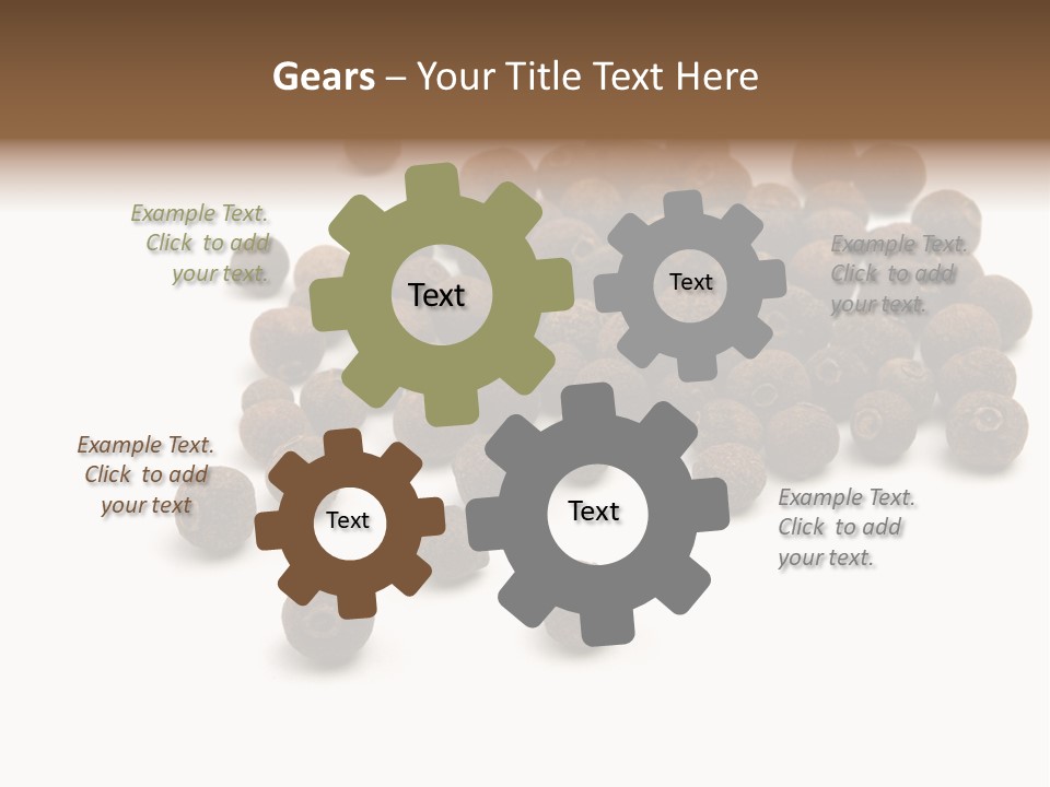 Gourmet Fruit Macro PowerPoint Template