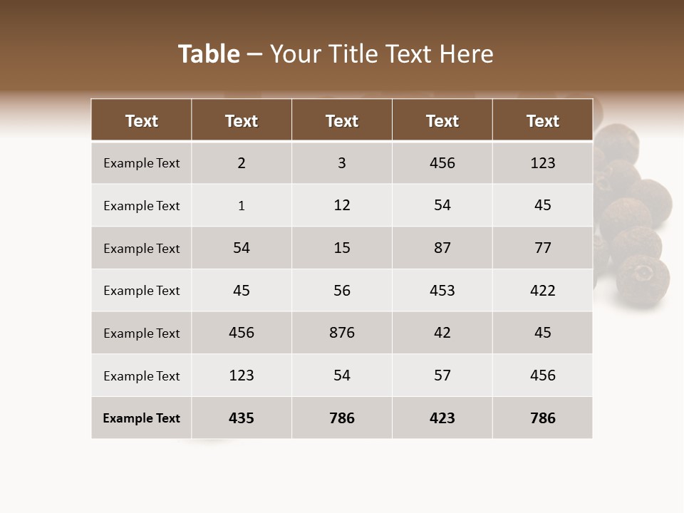 Gourmet Fruit Macro PowerPoint Template
