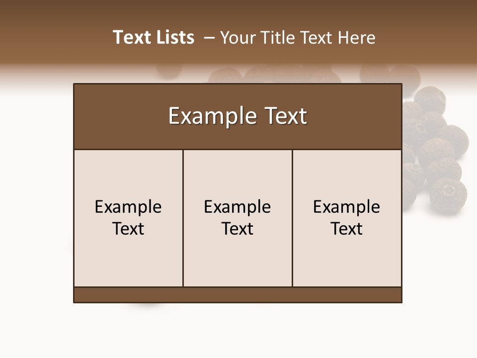 Gourmet Fruit Macro PowerPoint Template