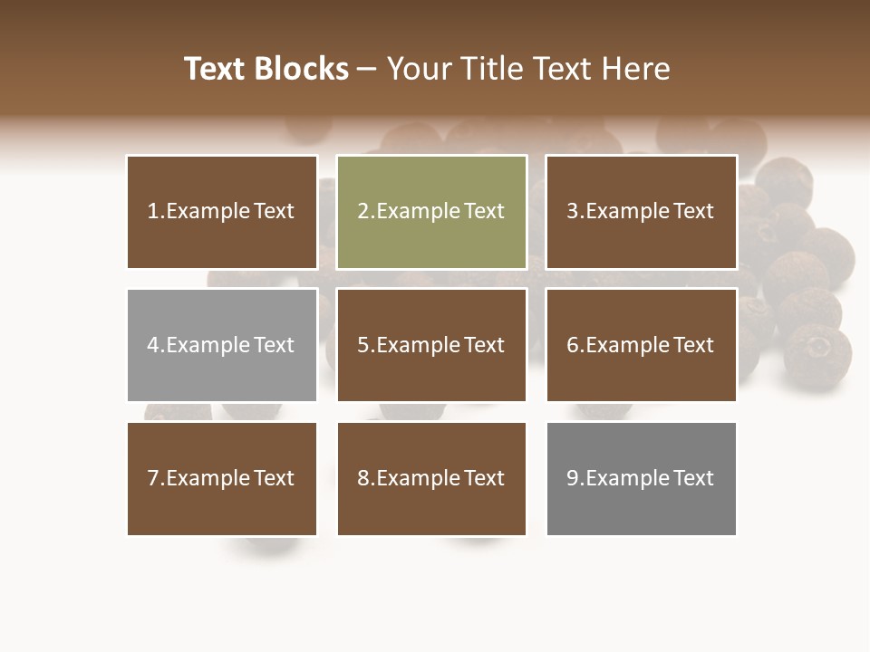 Gourmet Fruit Macro PowerPoint Template