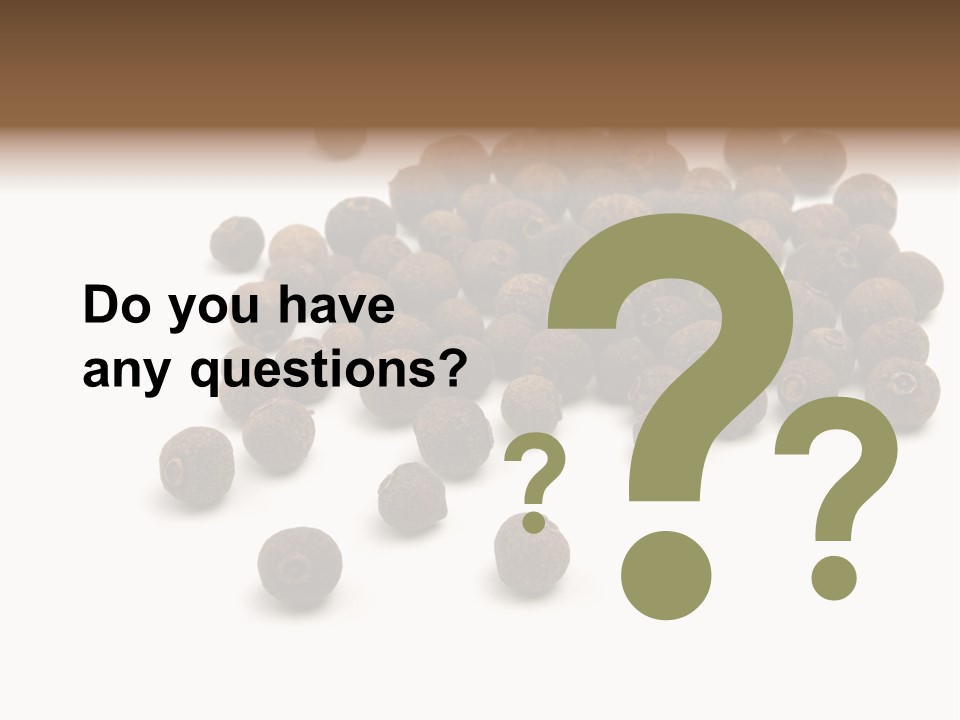 Gourmet Fruit Macro PowerPoint Template