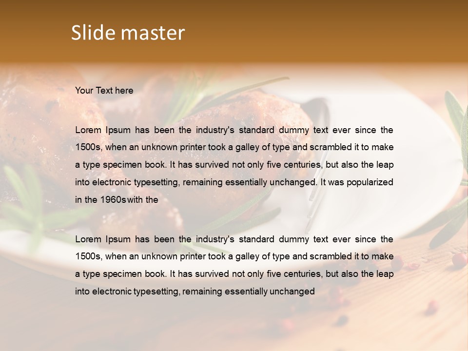 Detail Squeeze Hand PowerPoint Template