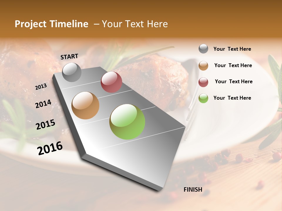 Detail Squeeze Hand PowerPoint Template