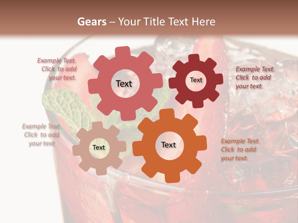 Black Shot Background PowerPoint Template