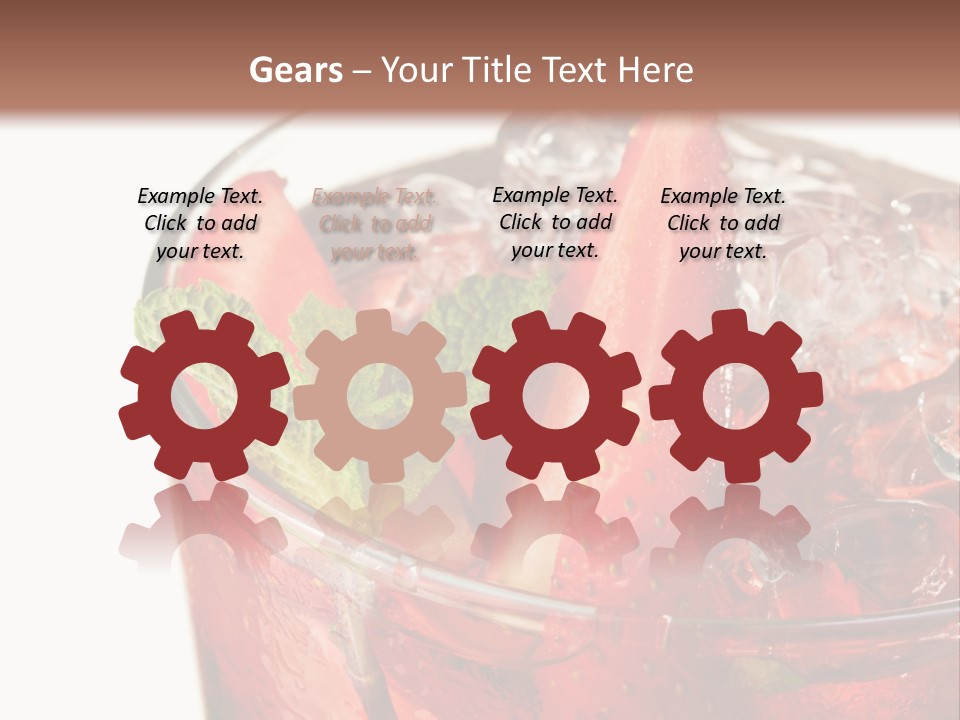 Black Shot Background PowerPoint Template