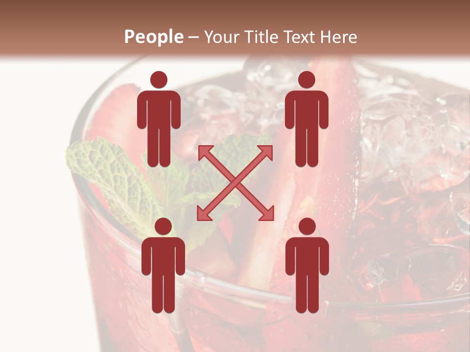 Black Shot Background PowerPoint Template