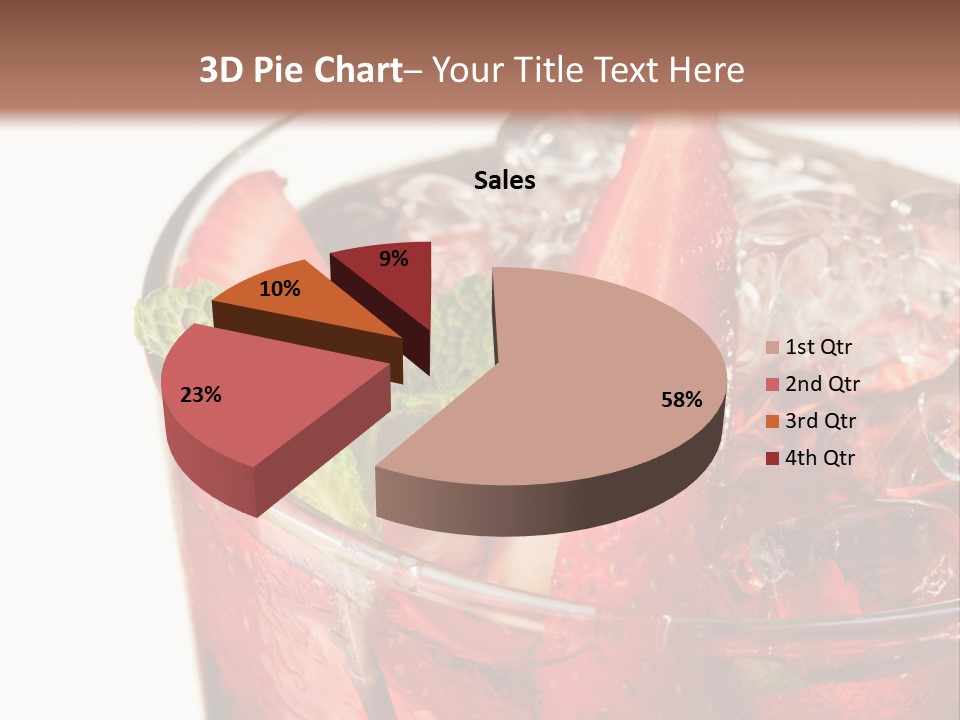 Black Shot Background PowerPoint Template