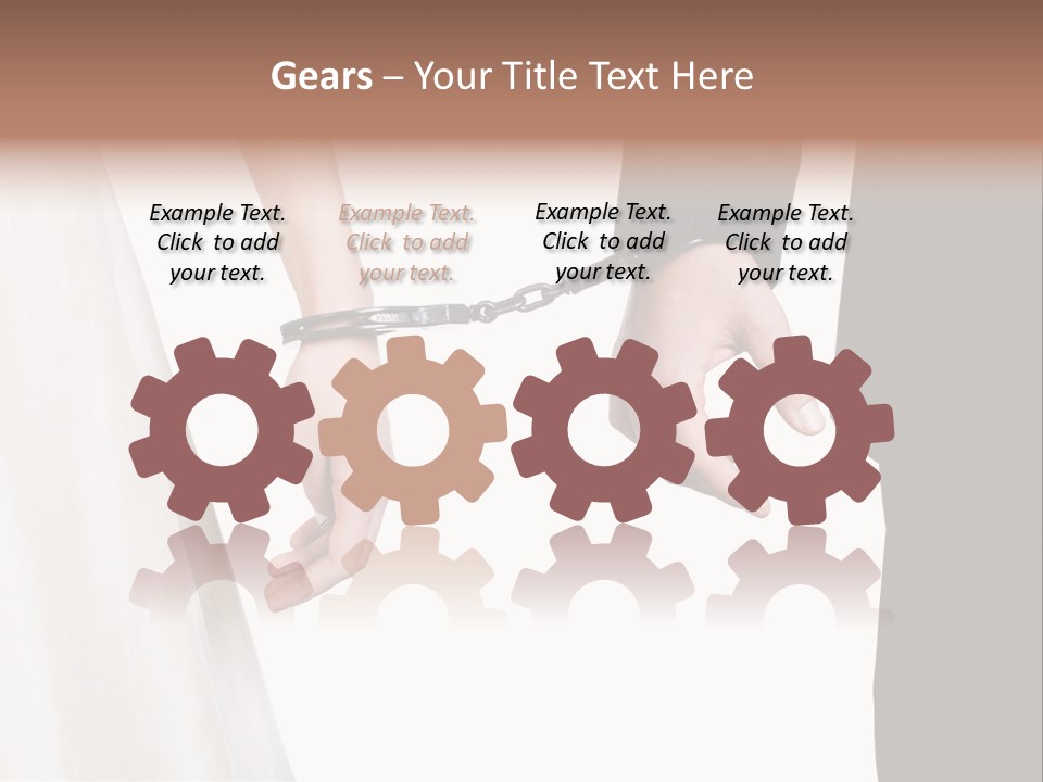 Black Shot Background PowerPoint Template