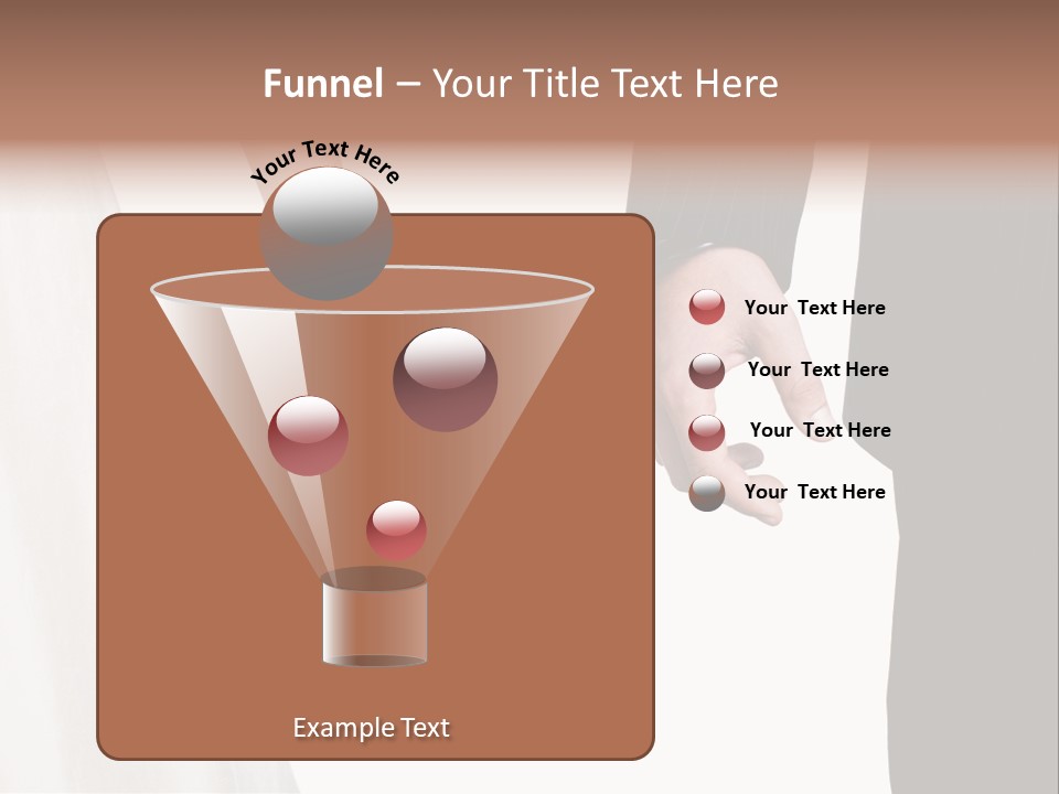 Black Shot Background PowerPoint Template