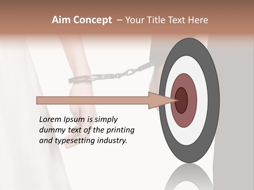 Black Shot Background PowerPoint Template