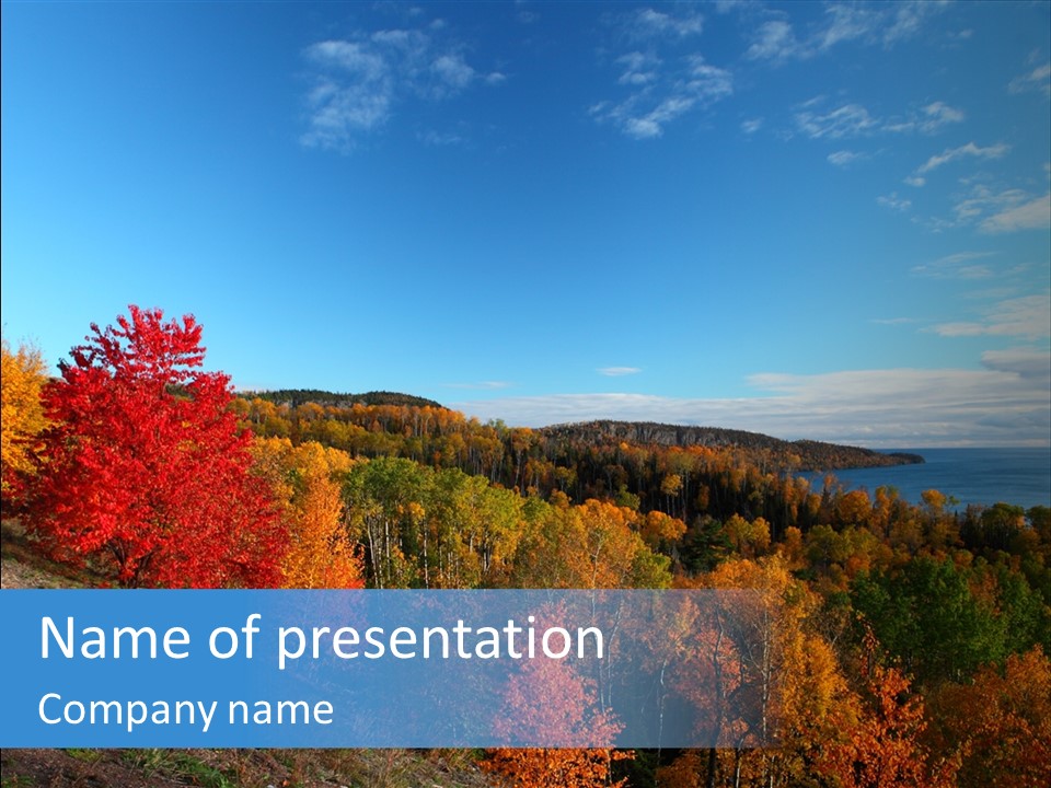 Outdoors Season Scenic PowerPoint Template