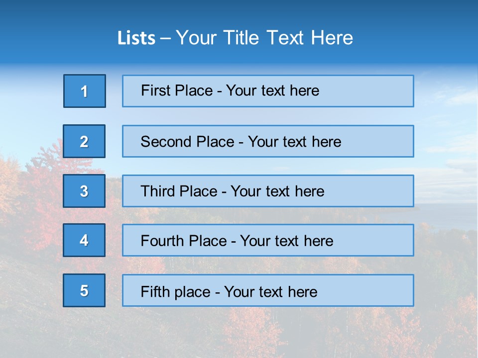 Outdoors Season Scenic PowerPoint Template