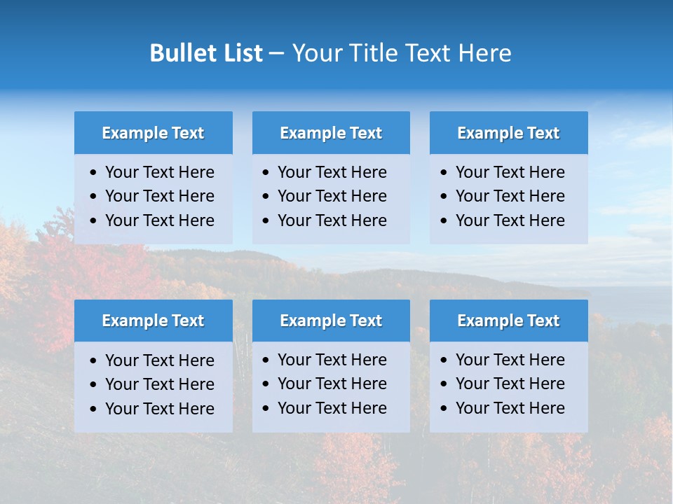 Outdoors Season Scenic PowerPoint Template