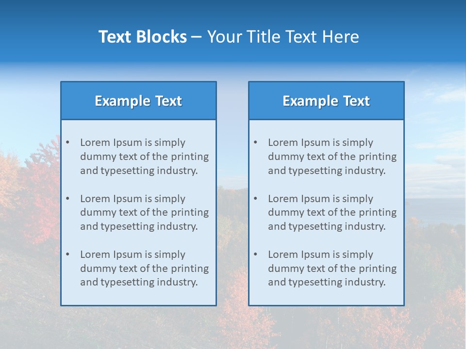 Outdoors Season Scenic PowerPoint Template