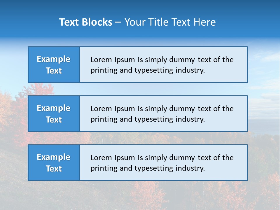 Outdoors Season Scenic PowerPoint Template