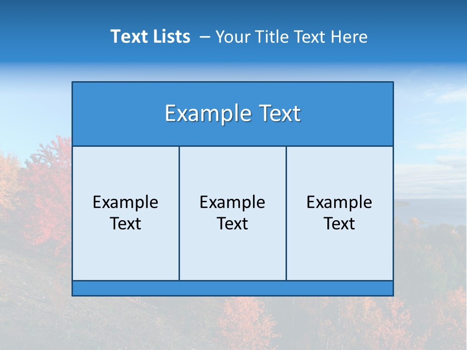 Outdoors Season Scenic PowerPoint Template