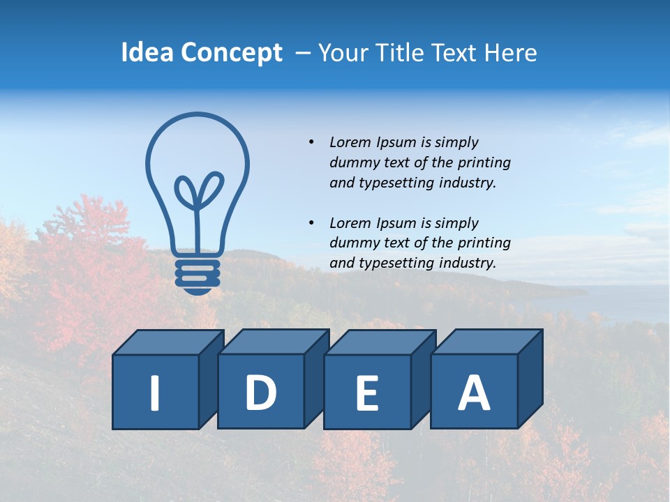 Outdoors Season Scenic PowerPoint Template