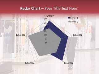 A Man Walking Down A Shopping Mall Holding A Shopping Bag PowerPoint Template