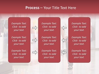 A Man Walking Down A Shopping Mall Holding A Shopping Bag PowerPoint Template