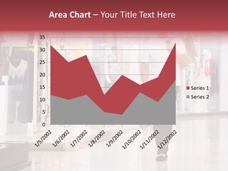 A Man Walking Down A Shopping Mall Holding A Shopping Bag PowerPoint Template