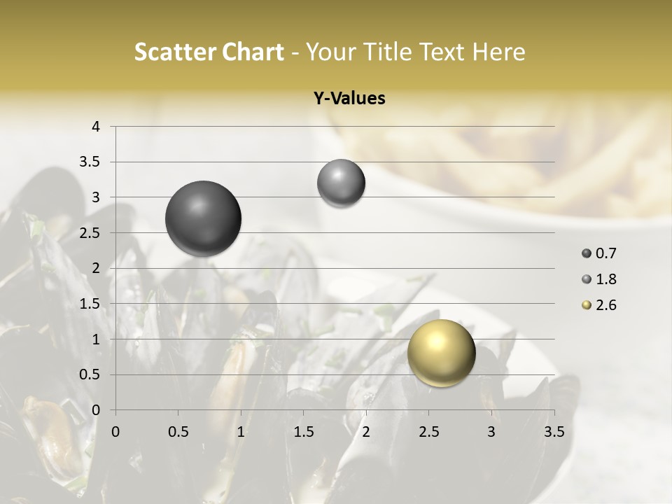 A Plate Of Mussels Next To A Bowl Of Fries PowerPoint Template