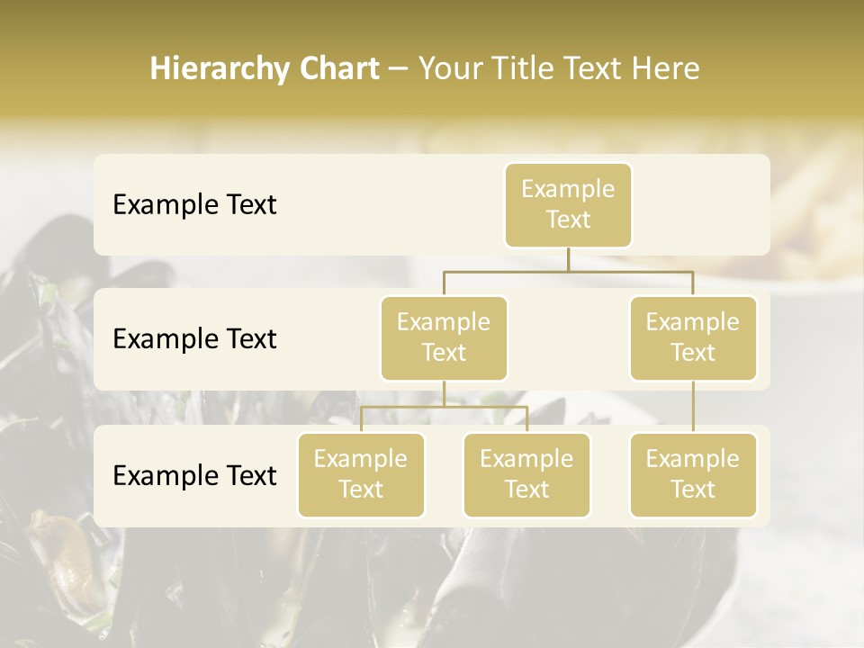 A Plate Of Mussels Next To A Bowl Of Fries PowerPoint Template