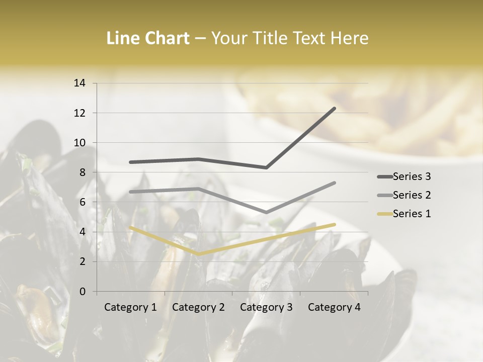 A Plate Of Mussels Next To A Bowl Of Fries PowerPoint Template