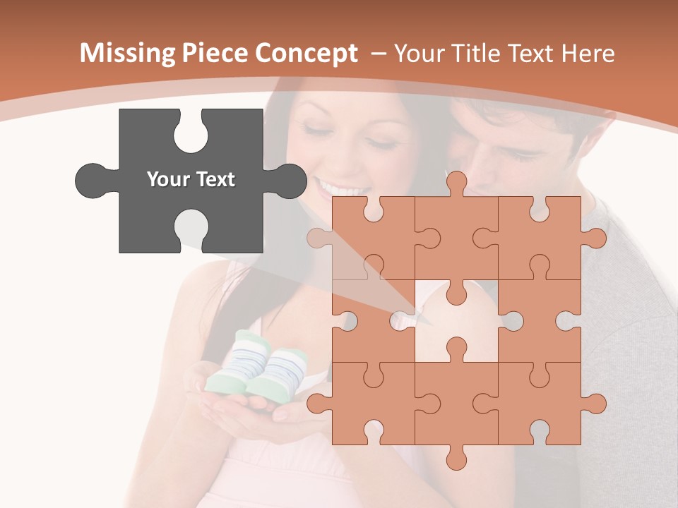 Nobody Seat Bicycle PowerPoint Template