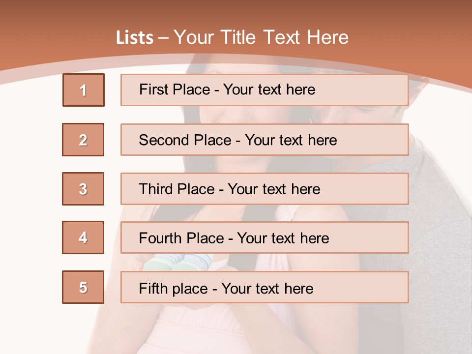 Nobody Seat Bicycle PowerPoint Template
