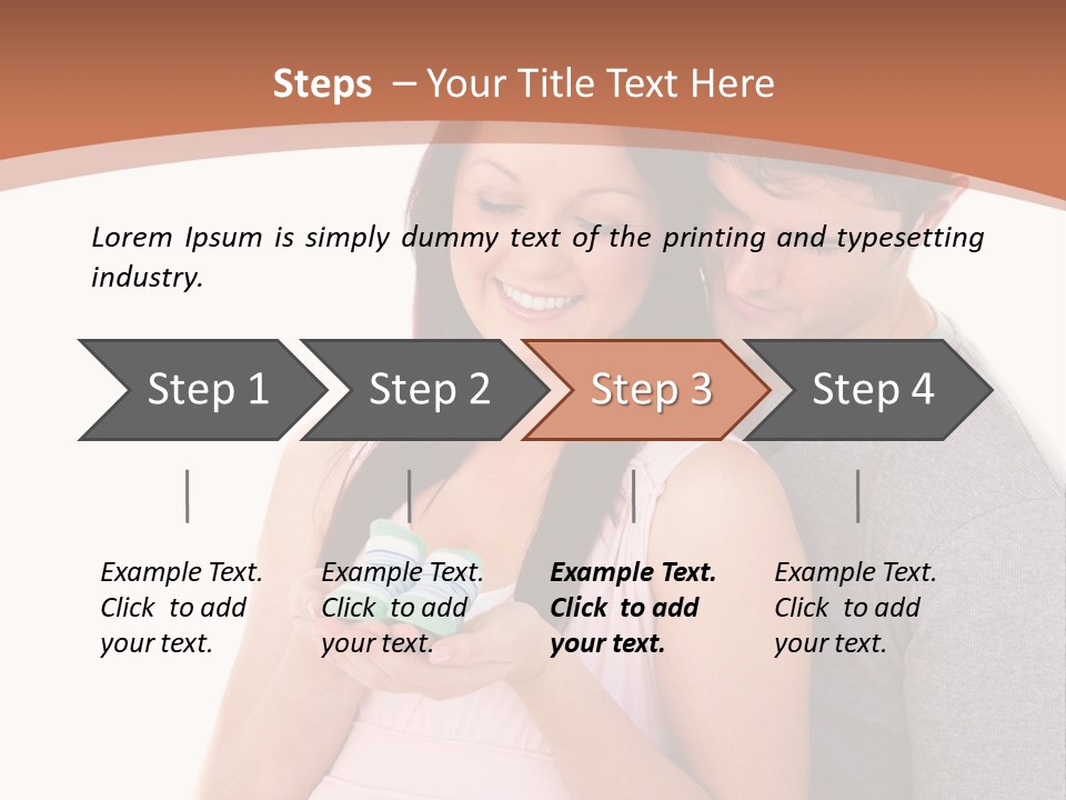 Nobody Seat Bicycle PowerPoint Template