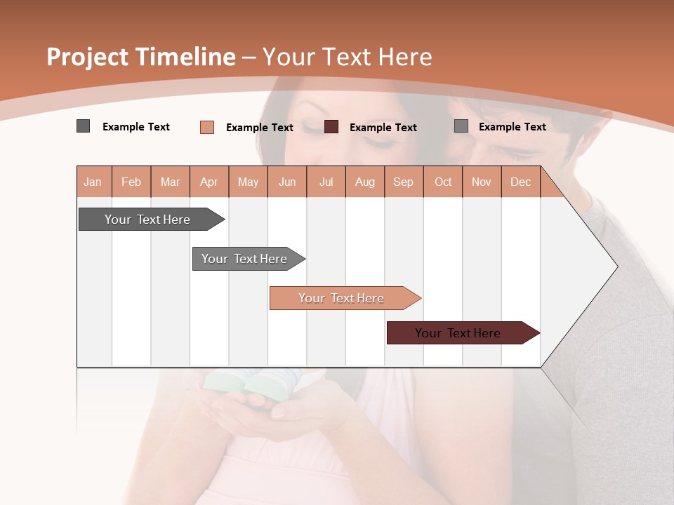 Nobody Seat Bicycle PowerPoint Template