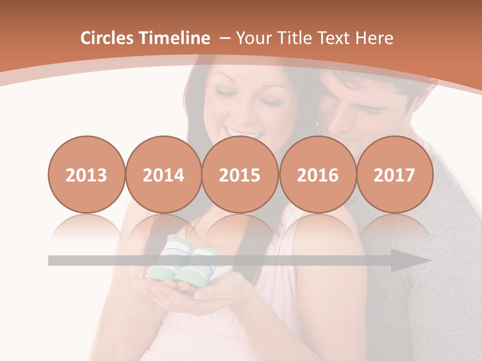 Nobody Seat Bicycle PowerPoint Template