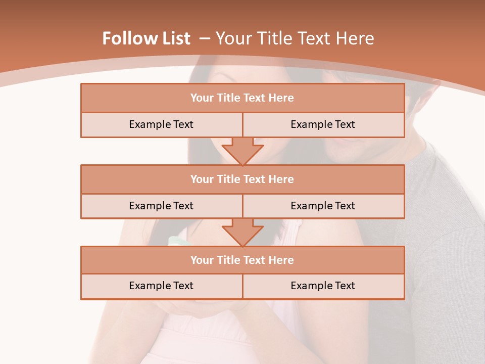 Nobody Seat Bicycle PowerPoint Template