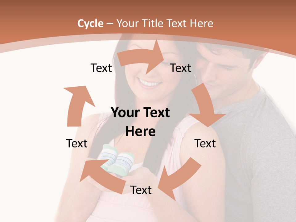 Nobody Seat Bicycle PowerPoint Template