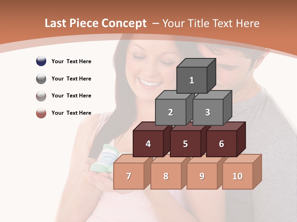 Nobody Seat Bicycle PowerPoint Template