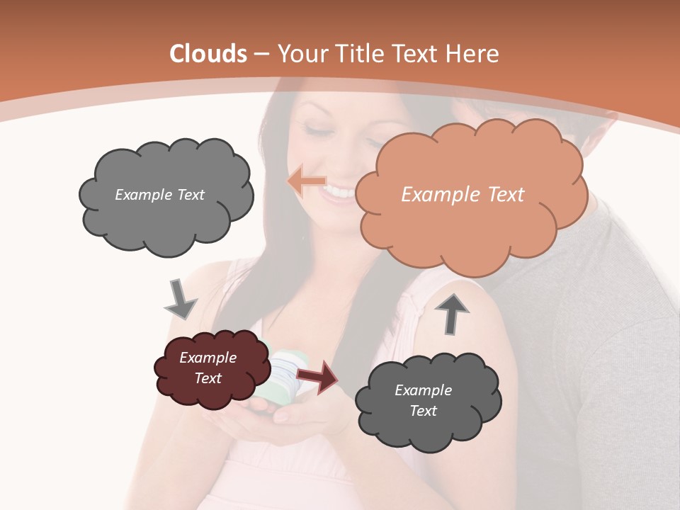 Nobody Seat Bicycle PowerPoint Template