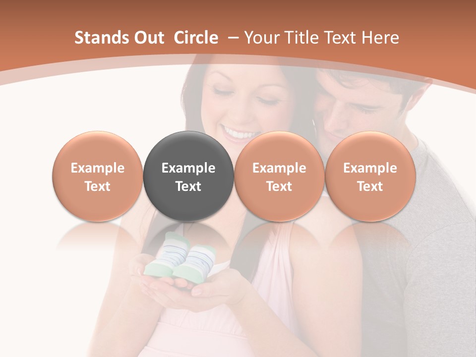 Nobody Seat Bicycle PowerPoint Template