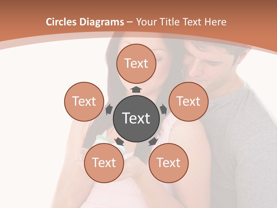 Nobody Seat Bicycle PowerPoint Template