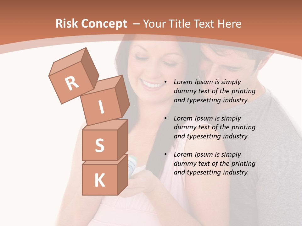 Nobody Seat Bicycle PowerPoint Template