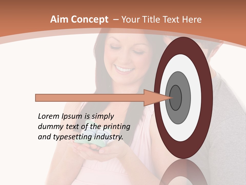 Nobody Seat Bicycle PowerPoint Template