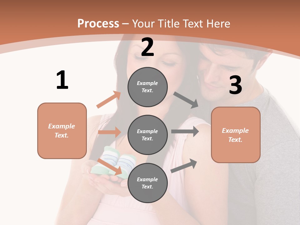Nobody Seat Bicycle PowerPoint Template
