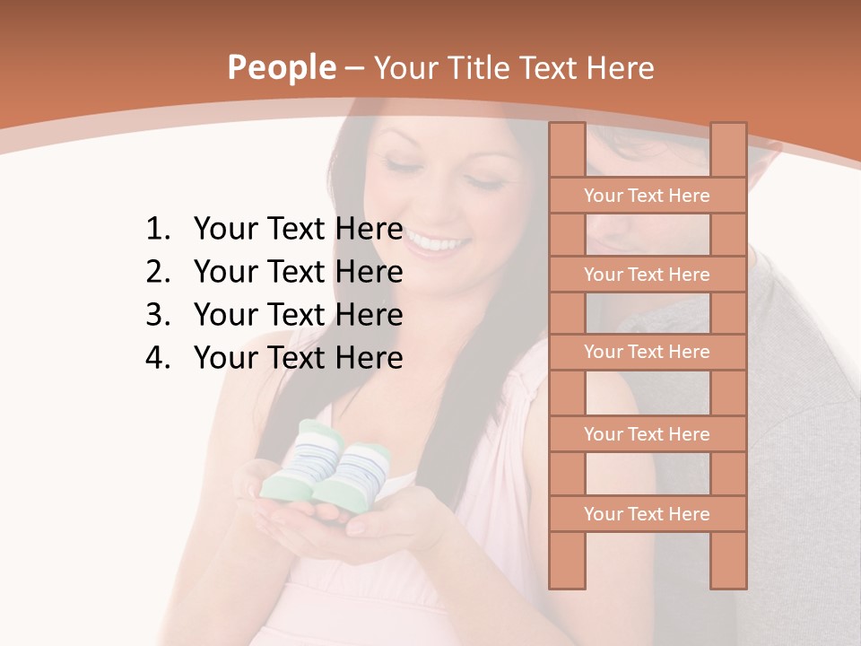 Nobody Seat Bicycle PowerPoint Template